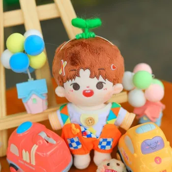 15 cm Pliušinis Žmogaus Lėlės Pav Baby Doll, Mielas Veidas Medvilnės Kūno Lėlės Įdaryti Plushies Žaislai Gongjun Gerbėjų Rinkimo Dovana be Rūbų