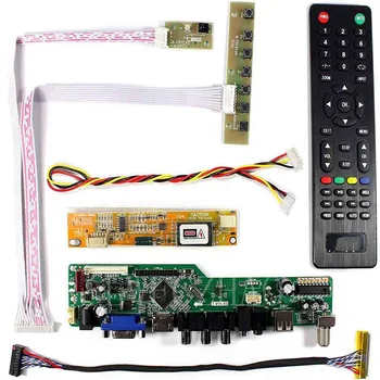 Naujas TV56 Valdybos Rinkinys LP171WP4-TL04 LP171WP4(TL)(04) TV+HDMI+VGA+AV+USB LCD LED ekrano Valdiklio plokštės Tvarkyklės