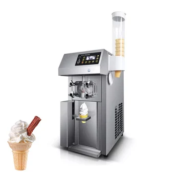 Komercinės minkštas tarnauti ledų gamybos mašinos su pre-aušinimo sistemos maitinimo parduotuvių minkštų ledų mašina