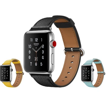 Natūralios Odos dirželis apple watch band 44mm 40mm watchband už iwatch juosta 42mm 38mm serijos 6/5/4/SE/3 apyrankę priedai