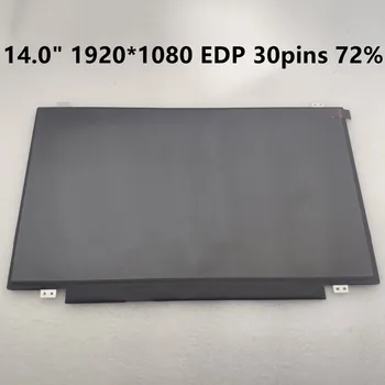 Originalus Laptopo Lcd Ekranas NV140FHM-N43 B140HAN01.2 B140HAN01.3 LP140WF3-SPD1 1920*1080 FHD 72% EDP 30 Pin