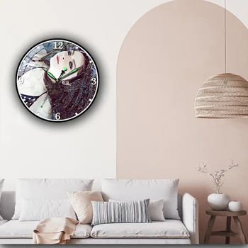 Grožio Gotikinio Stiliaus Akrilo Sieninis Laikrodis Modernus Dizainas Ir Tylus Judėjimas Sieninis Laikrodis Didelio Dydžio Namų Puošybai