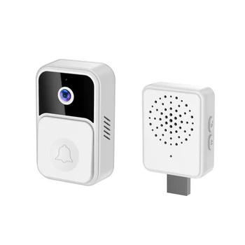 V9 Wifi Vaizdo Doorbell Pažangų Belaidį Durų Doorbell Lauko HD Realaus Laiko Balso Domofonas Kamera Prieigos Kontrolės Sistema