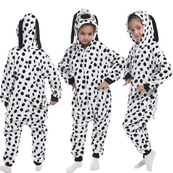 Kūdikių Vienaragis Pižama Berniukams, Mergaitėms Onesies Kigurumi Panda Dinozaurų Dalmatijos Drabužius Licorne Jumpsuit Žiemos Vaikai Pižamos Sleepwear