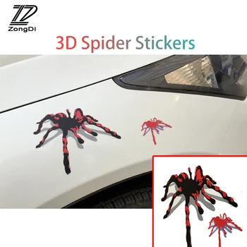 ZD 1Pcs automobilių stiliaus 3D voras lipdukai VW Polo 