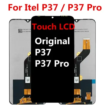100% Patikrintas Pradinio Ekrano Itel P37 Pro LCD Ekranas Jutiklinis Ekranas skaitmeninis keitiklis Asamblėjos Pakeisti ITEL P37 Ekranas