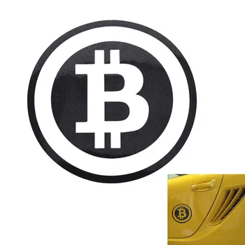 Karšto Didelis Bitcoin Cryptocurrency Blockchain laisvės vinilo lipdukas automobilio lango lipdukas