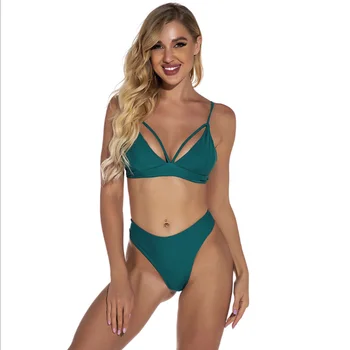 Seksualus Tvarstis Bikini maudymosi kostiumėlį, maudymosi Kostiumėliai Moterims, Push Up Bikinis Nustatyti Moterų Plaukimo Kostiumas Biquini Maudymosi Kostiumas
