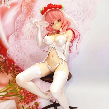 22cm SkyTube Seksuali Mergina Kamino Shizuku Anime Pav Vestuvių Mergina Veiksmų Skaičius, Suaugusiųjų Kolekcija Vaikams, Lėlės PVC Modelis Vaikams, Žaislai