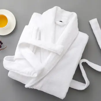 Toweling Terry labai absorbentas Skraiste Atsitiktinis WarmHomewear Mėgėjams Minkštas Vonios Chalatas, elegantiškas Šeimos Paketas халат женский теплый