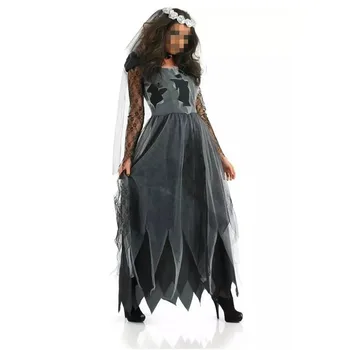 Seksualus Halloween Kostiumai Moterims Vampyras Zombie Suknelė Tamsiai Nusmukęs Dvasios Nuotaka Cosplay Kostiumų Disfraces Išgalvotas Nuotakos Suknelė