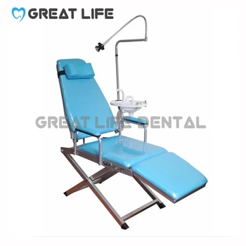 Nešiojamų Dantų Paciento Kėdė Tipo Sulankstomos Kėdės su Operacija Šviesos