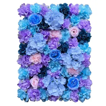 3D Rožės Gėlių Sienos Fone Apdailos Vestuvių Fonas 