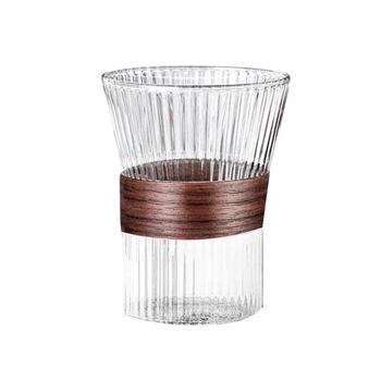 Japonų Stiliaus Stiklo Kavos Puodelis Graikinių Riešutų Puodelio Laikiklis Stiklo Taurės Geriamieji Kawaii Taurės Coffeeware Dovana Vaikinui