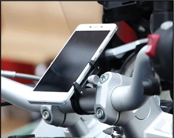 Motociklo formos išmaniųjų telefonų laikiklis navigacijos aliuminio lydinio BMW F800GT F800R F800S F800ST HP2 EnduRo HP2 Megamoto