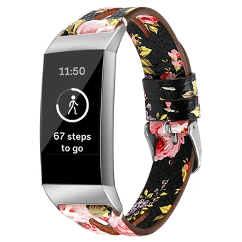 Už Fitbit Mokestis 3 Fitneso Juostos Pakeitimas Oda Žiūrėti Juosta Riešo Apyrankę, Fitbit Mokestis 3 Smart Watch Priedai