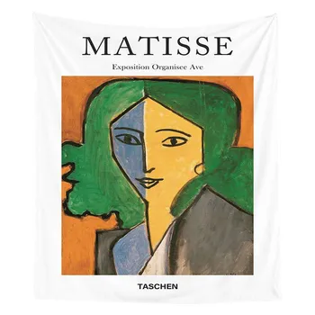 Psychedelic Matisse Tapybos Sienos Gobelenas Spalvinga Menininko Tapybos Spausdinti Kambarį Apdaila Mažas Siuvinėjimas Namų Dekoro