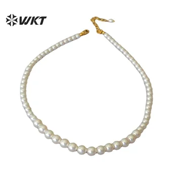 WT-JN178 WKT 2022 retro stiliaus Natūralios Dirbtinių perlų, pagaminti iš shell Karoliai, vestuvių dovana, Karoliai tendencija Papuošalai