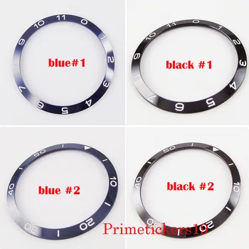 naujas CORGEUT 39.2 mm keraminių žiūrėti bezel įterpti juoda/mėlyna spalva tinka 41mm corgeut automatinė vyrų laikrodis