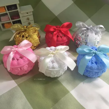 vestuvių naudai dovanų dėžutėje baby shower nuotakos dušas šalies saldus saldainių dėžutė Europos kūrybos plastiko, įvairių spalvų rožių saldainiai dėžutėse