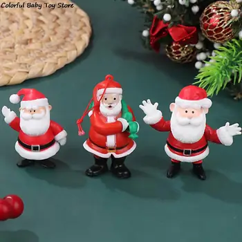 1Pc 1:12 Miniatiūriniai Lėlių Kalėdų Senelis Kalėdų Eglutės Papuošalas Pakabukas 