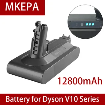 SV12 Dyson V10 atsarginę bateriją, 12800mAh, V10 App Sprendimą, V10 Plus