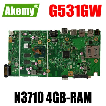 NAUJAS X541SA mainboard REV 2.0 Asus X541 X541S X541SA nešiojamas plokštė Bandymo gerai N3710-CPU + 4GB-RAM