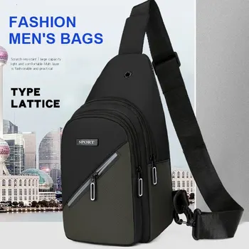 2021 Naujas Mados Vyrų Krūtinės Maišelį Kelionės Peties Crossbody Bag Anti-theft Diržas Juosmens Krepšys Pack Vyrams Karšto Pardavimo