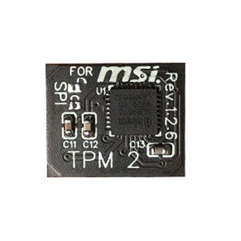 TPM 2.0 Šifravimo Saugumo Modulis Nuotolinio Kortelę 12 Pin SPI TPM2.0 Saugumo Modulis MSI Plokštė