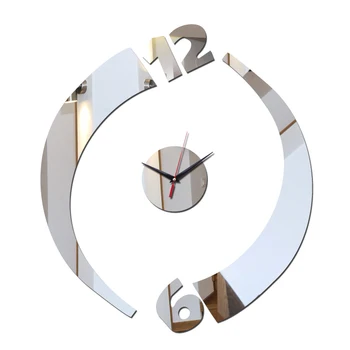 2019 naujas atvykimo laikas-ribotas akrilo sieninis laikrodis veidrodėliai laikrodžiai dovanų šiuolaikinių namų puošybai balkonas/kiemas
