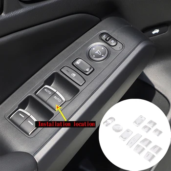 Už 11 Gen Honda Civic 2022 Lango Stiklo Pakėlimo Mygtuką Perjungti Padengti Lipdukas Apdaila Aliuminio Lydinio Automobilių Modifikacijos, Priedai