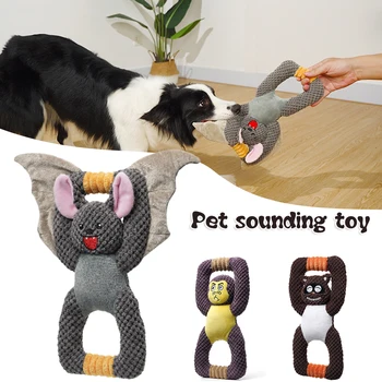 Kūrybos Piskliwy Pliušinis Žaislas Bite ir Dėvėti, Atsparus Šuniuką Kramtyti Žaislas Meškiukas Šuo Interaktyvus Žaislas, skirtas Vidutinio Dideli Šunys xobw