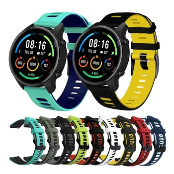 Smart Watch Dviejų spalvų Silikono Dirželis Garmin Venu 2 / Vivoactive 4 3 / Pirmtakas Dirželis / vivomo 20/22mm Sporto Dirželis