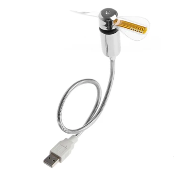 USB Gerbėjai Mini Laiko ir Temperatūros Ekranas Kūrybos Gft su LED Šviesos Naujas Cool Dalykėlių Produktų Nešiojamas KOMPIUTERIS Dropship